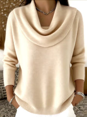 FLASH SALE – LIMITED STOCK - Elegant Knit Cowl Neck Sweater