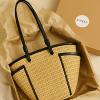 The Riviera Premium Straw Tote